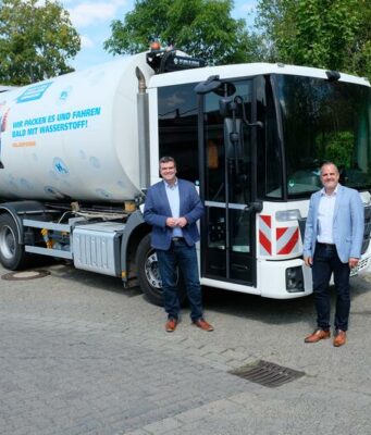 Landkreis Goslar und KreisWirtschaftsBetriebe bereiten Beschaffung eines Müllsammelfahrzeugs mit Wasserstoffantrieb vor