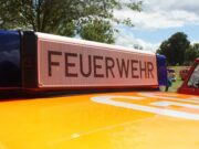 Unterholzbrand in einem Waldstück an der Granetalsperre