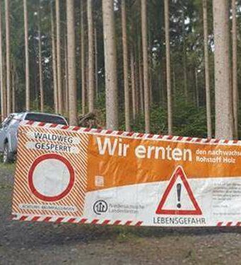 Harzer Hexenstieg bei Altenau teilweise gesperrt