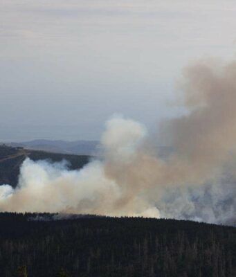 Erneuter Waldbrand bei Schierke – Brocken bis auf Widerruf nicht zugänglich